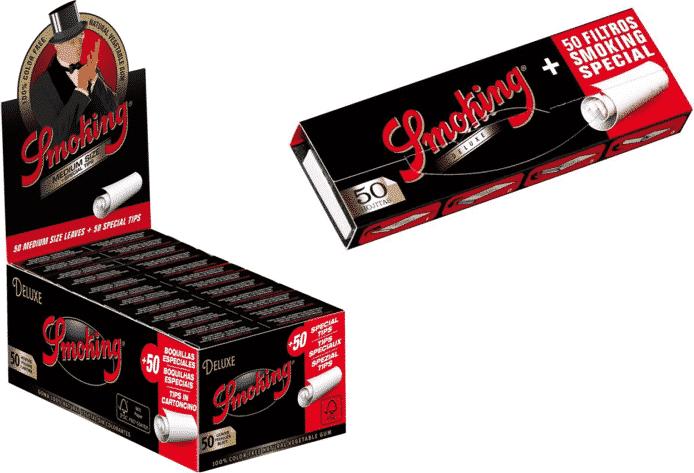Immagine prodotto Smoking Punte filtranti Deluxe (confezione da 50 pezzi)