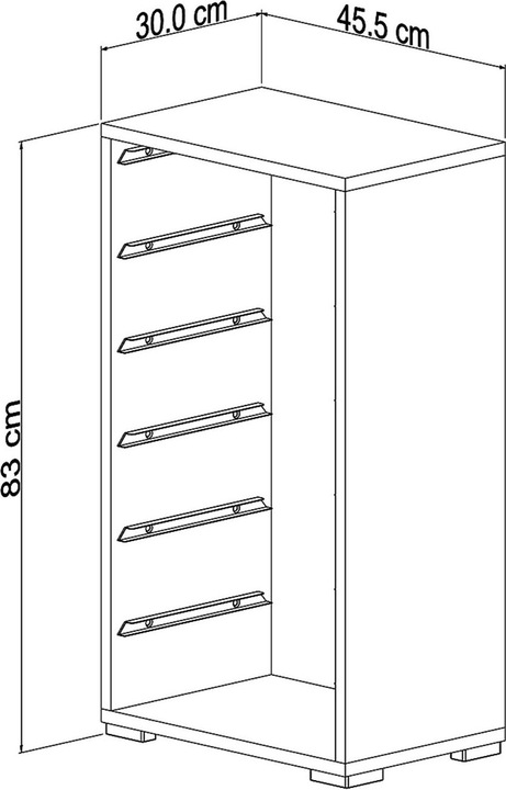 Immagine prodotto Hanah Home Bronz Colorflex Multi Purpose Cabinet