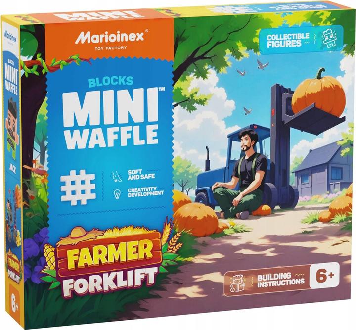 Produktbild Marioinex Mini Waffle Farmer Gabelstapler