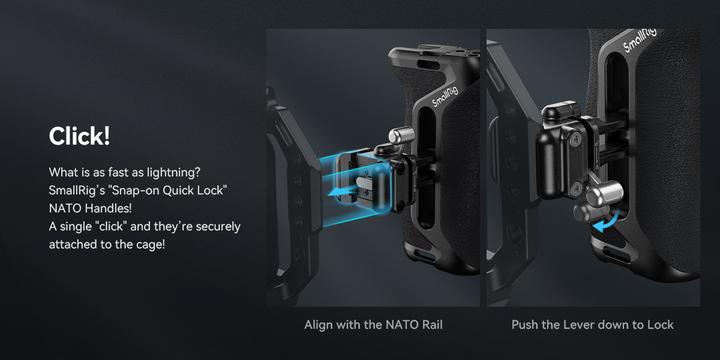 Produktbild SmallRig Snap-on Quick Lock NATO Side Handle 4017 (Griff)