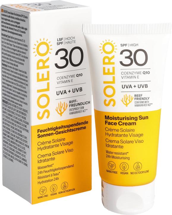 Immagine prodotto Solero Sonne Gesichtscr feuch SPF30 50ml (Crema solare viso, SPF 30, 50 ml)