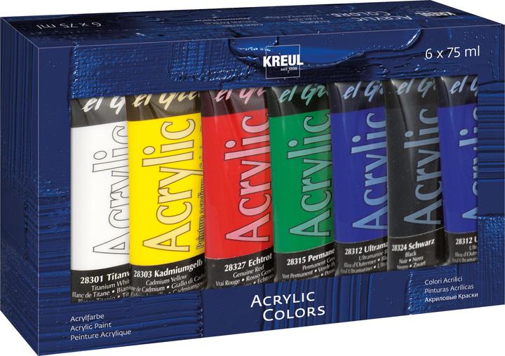 Produktbild Kreul el Greco Acrylic 6er Set (450 ml)