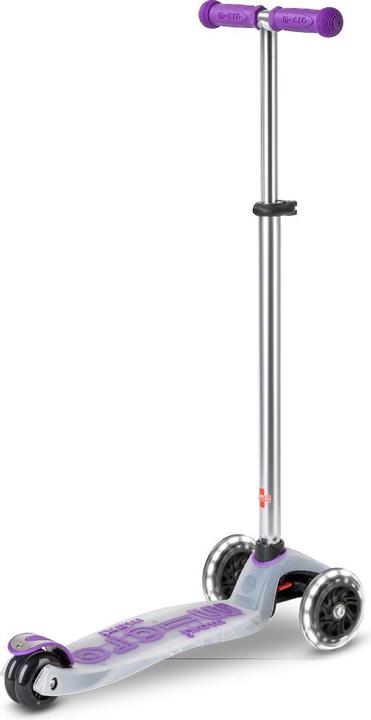 Actual product image Micro Stunt scooter Deluxe Flux LED Purple