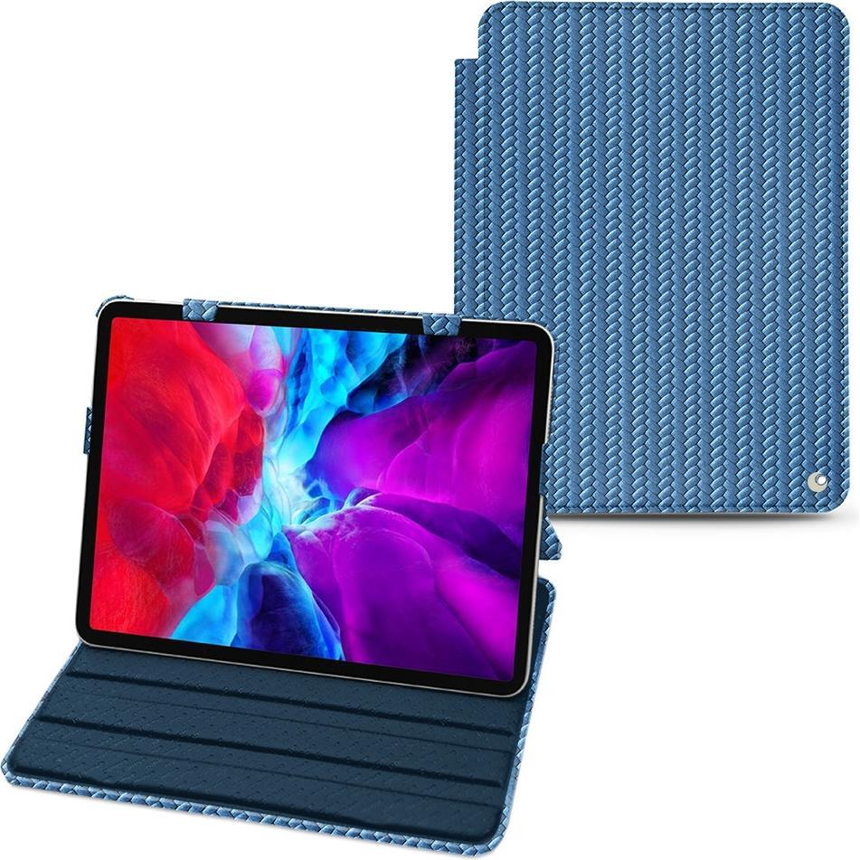 Thumbnail - Noreve Lederschutzhülle horizontal (iPad Pro 11 2020 (2. Gen)), Tablet Hülle, Blau