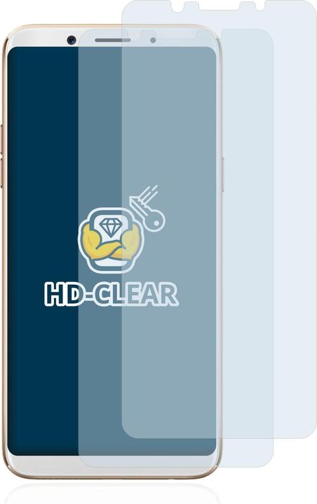 Actual product image BROTECT Screen Protector Clear (2 Piece, Oppo A75)