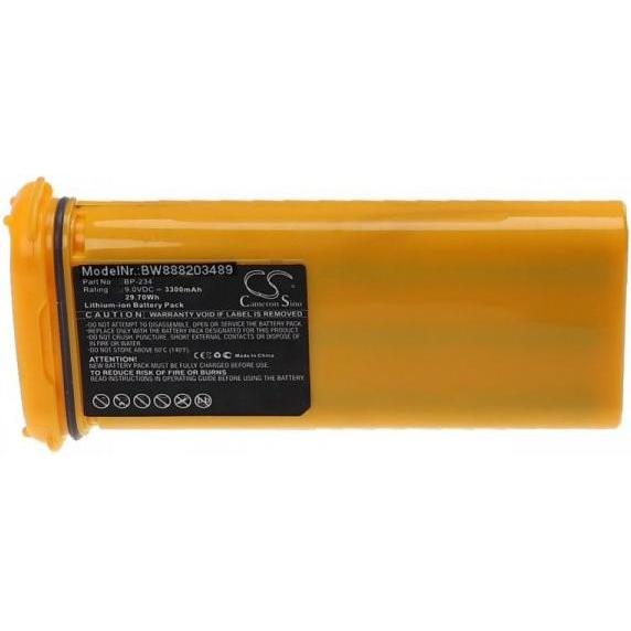 XCell Lithium-Batterie 3300mAh 9V wie BP-234 für Icom IC-GM1600 (3300 mAh), Batterien + Akkus
