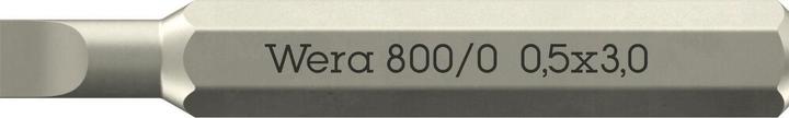 Produktbild Wera 800 Micro Bits 0,50 x 3,0 x 30mm (Schraubschlitz)