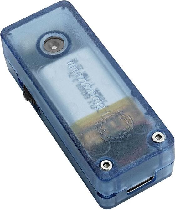 Actual product image Blockstream Jade - Transparent Blue (Bitcoin)