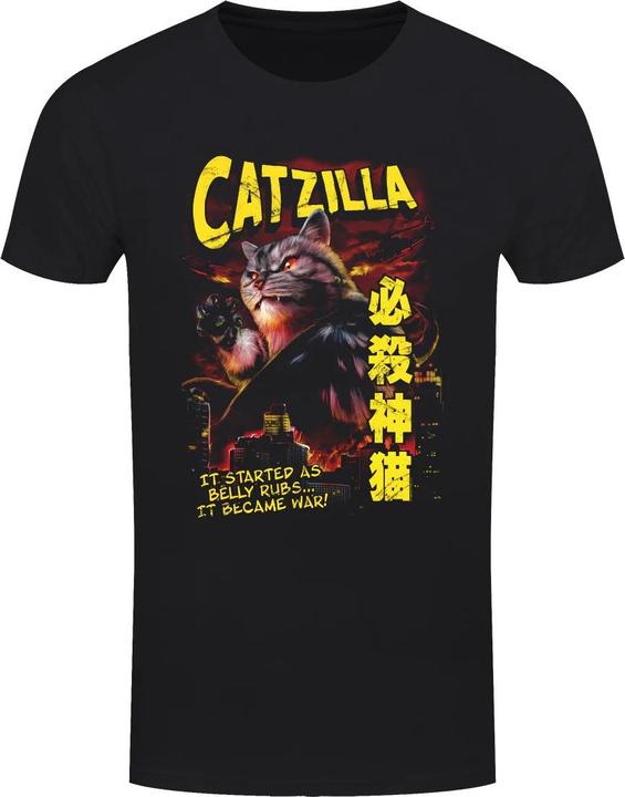 Immagine prodotto Horror Cats Maglietta Catzilla (XXL)