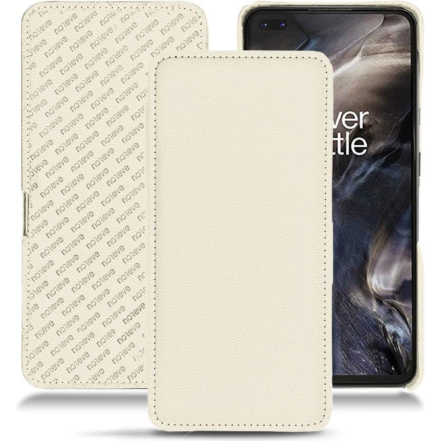Thumbnail - Noreve Lederschutzhülle horizontal (OnePlus Nord), Smartphone Hülle, Weiss