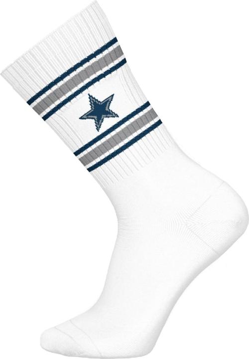 Actual product image Barefoot Dallas Cowboys 3pk Crew Socks 43-46 (pack of 3, 43 - 46)