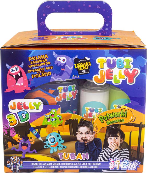 Actual product image Tuban 6-colour Tubi Jelly set with small aquarium - Monster