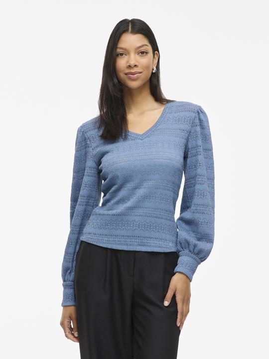 Produktbild Vila V-Ausschnitt Oberteil mit langen Ärmeln (XXL)