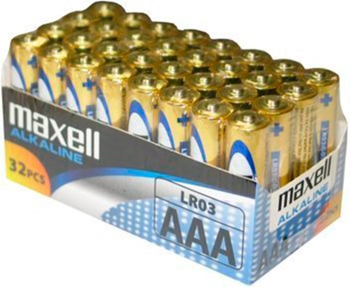 Immagine prodotto Maxell Batteria AAA (32 pz., AAA / LR03 / Micro / R03 / AM4 / MN2400 / KR03)