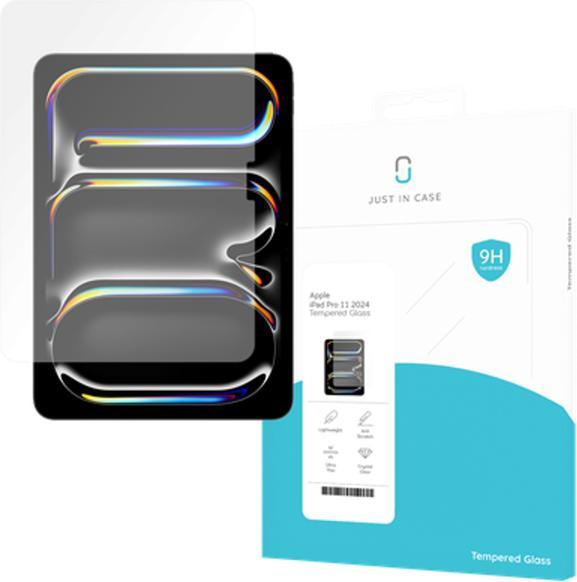 Just in Case Tempered Glass Clear Screen Protector Apple iPad Pro 2024 11 (1 pcs., Apple iPad Pro 11 2024)