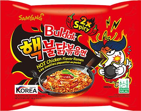 Samyang Buldak Buldak Hot Chicken Ramyeon (2x Spicy) (140 g)