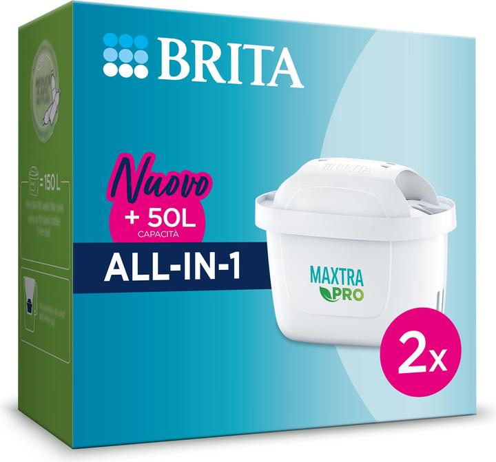 Image du produit Brita Maxtra Pro 2 filters ALL IN 1 4006387122287 Cartouche filtrante blanche (2 x)