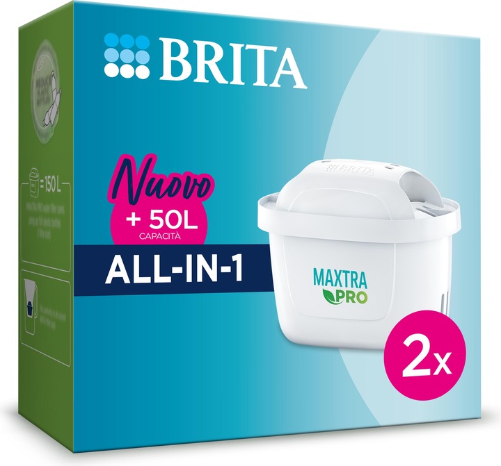 Brita Maxtra Pro 2 filters ALL IN 1 4006387122287 Cartouche filtrante blanche (2 x)