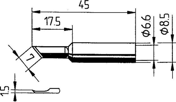Actual product image Soldering Tip Ersadur (Soldering tip)
