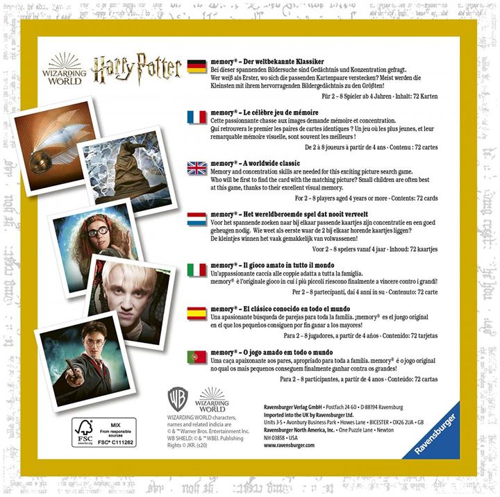 Produktbild Ravensburger Harry Potter (Deutsch, Französisch, Italienisch)