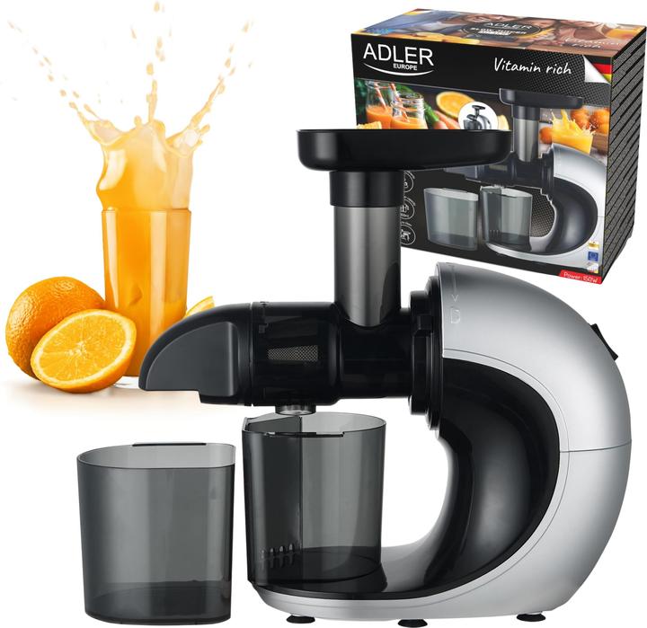 Produktbild Adler AD 4130 Slow Juicer, Stainless Steel/Black (EU-Stecker)