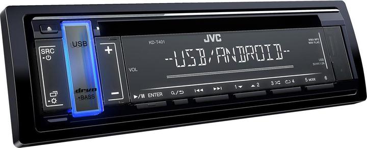 Actual product image JVC KD-T401 Black