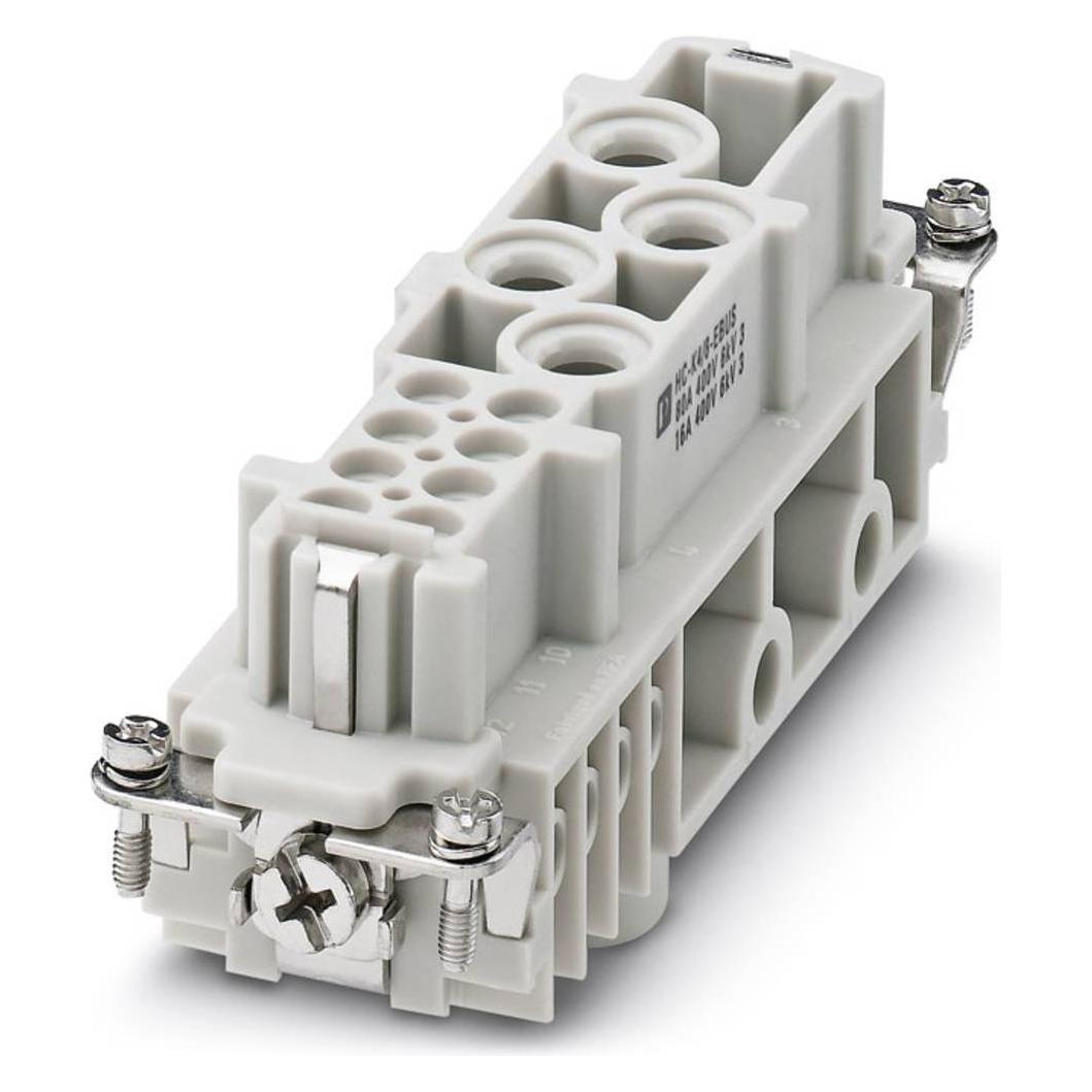 Phoenix Contact Buchseneinsatz HC-K 1679320 4, Elektronikkabel + Stecker, Grau