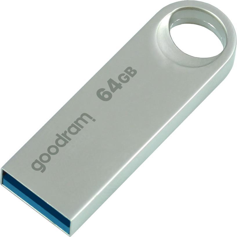 Thumbnail - Goodram Pendrive UNO3 64GB USB 3.2 Gen1 srebrny (64 GB, USB-A), USB Stick, Silber
