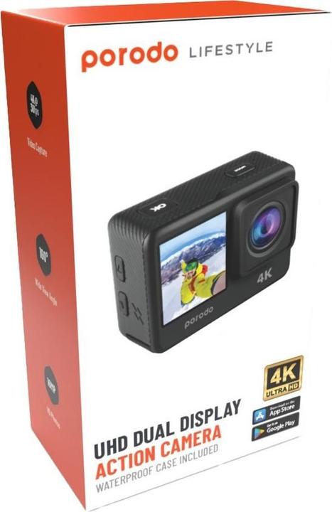 Image du produit Porodo Waterproof 4K Action Camera (30p, WiFi)