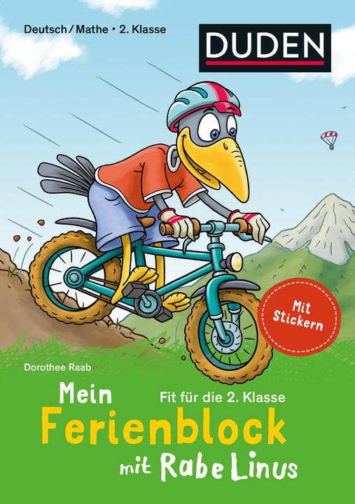 Produktbild Mein Ferienblock mit Rabe Linus – Fit für die 2. Klasse (Deutsch, Dorothee Raab, 2022)