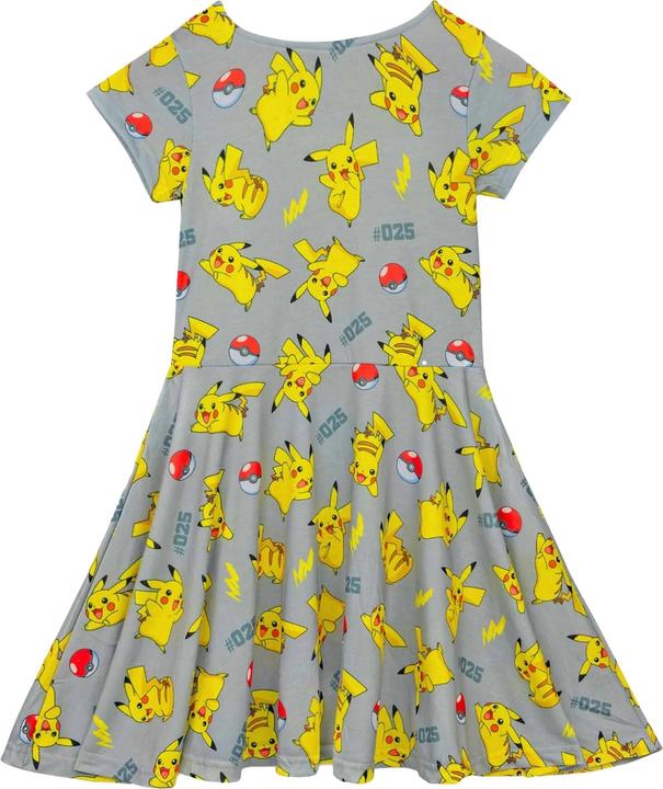 Produktbild Pokémon Kleid mit ausgestelltem Rock Mädchen kurzärmlig (116)