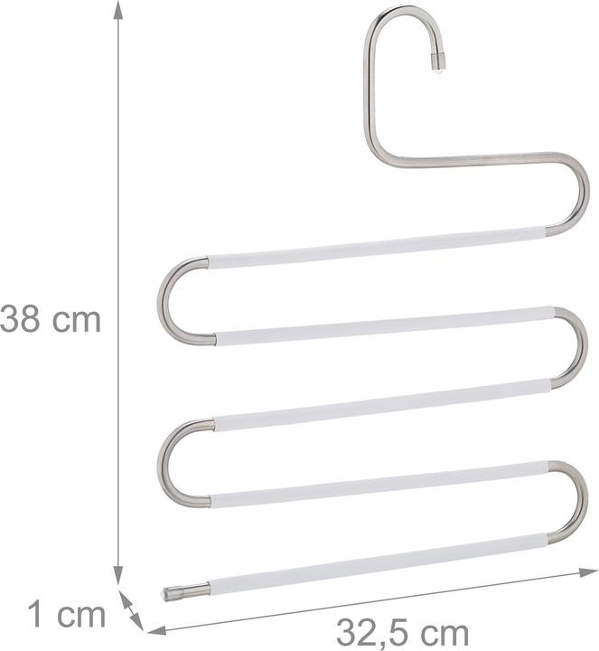 Image du produit Relaxdays 4x cintres pour pantalons multiples (4 x)