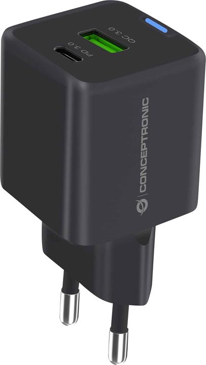 Image du produit Conceptronic Chargeur 2Port 33W,1xUSB-C,3-in-1 USB-A PD sw (33 W, 2 ports)