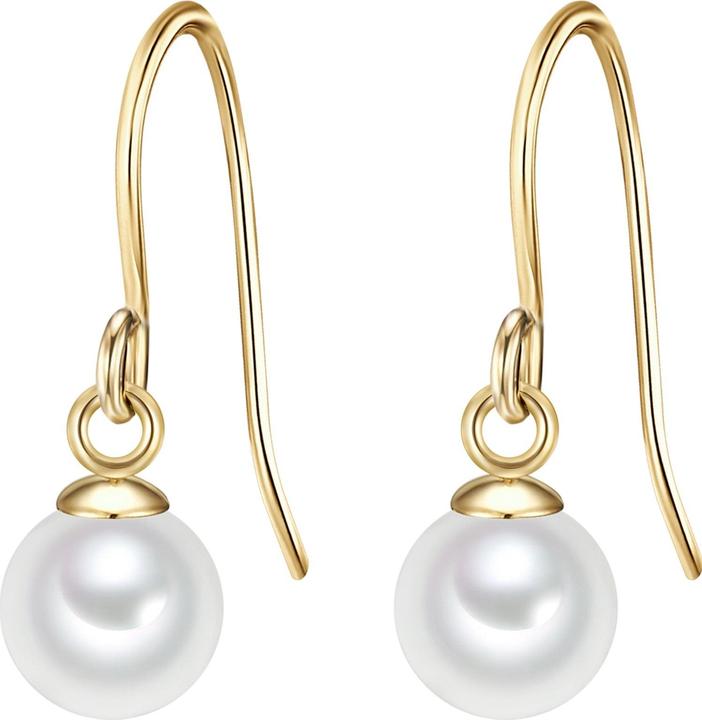 Immagine prodotto Glanzstücke München Perle d'acqua dolce d'argento da donna coltivate in oro giallo - 23766 (Argento)