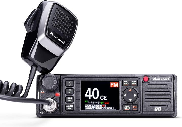Midland M-88 Radio CB avec écran couleur, VOX