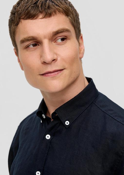 Image du produit s.Oliver Hemd Leinenhemd mit Button-Down-Kragen (XL)