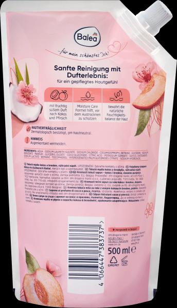 Image du produit dm Balea Savon-crème Pêche & Coco (Savon liquide, 500 ml)