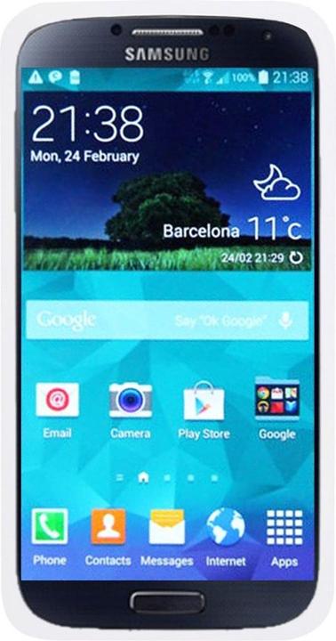 Produktbild König Design Schutzhülle Silikon Case für Handy Samsung Galaxy S5 / S5 Neo weiss (Samsung Galaxy S5, Samsung Galaxy S5 Neo)