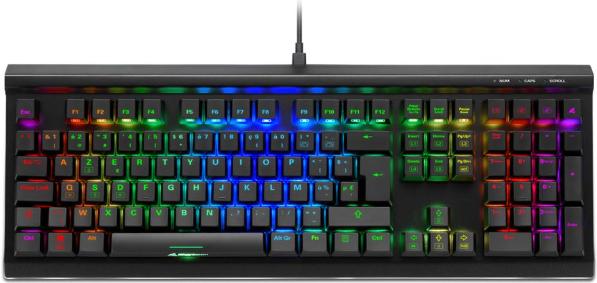 Sharkoon SKILLER SGK40 Mech Red Black (DE, Cable)