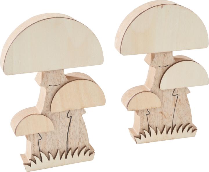 VBS Holz-Pilze, 2 Stück