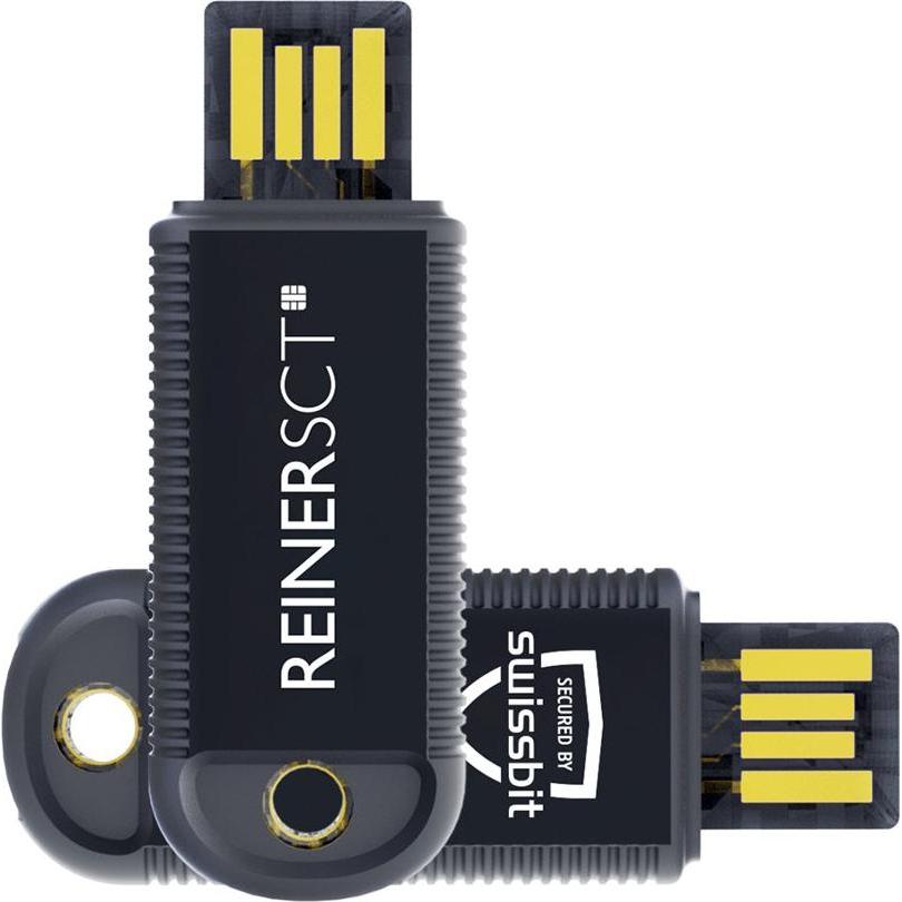 ReinerSCT REINER SCT FIDO Stick Pro USB-A (USB), Speicherkartenlesegerät, Schwarz