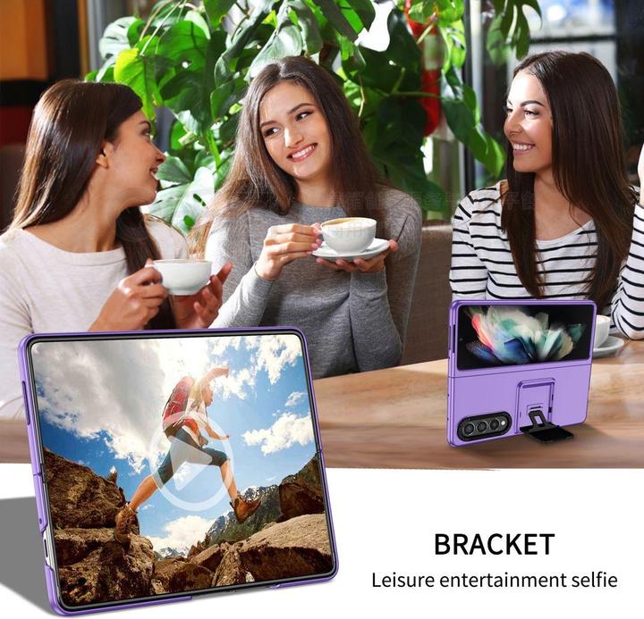 Produktbild König Design Hülle Handy Schutz für Samsung Galaxy Z Fold3 5G Case Cover Tasche Flip Etui Neu (Samsung Galaxy Z Fold3 5G)