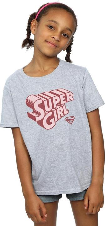 Immagine prodotto Supergirl Retro Logo Maglietta Ragazze (140, 146)