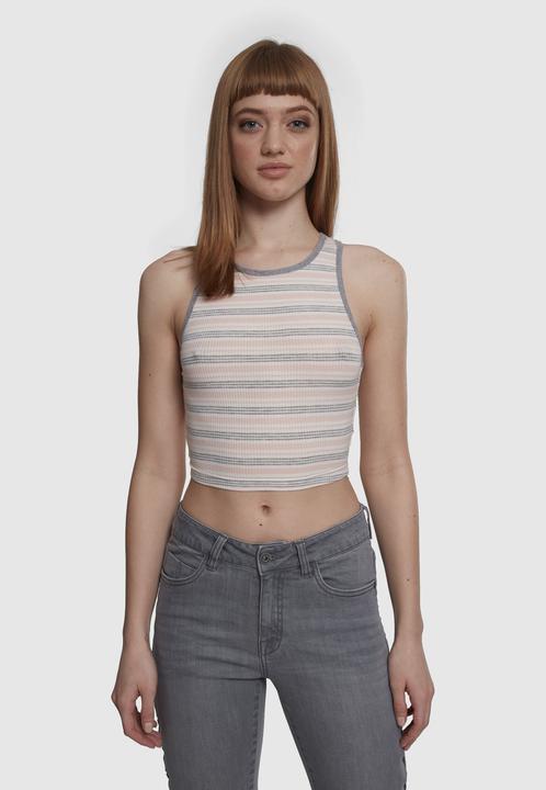Produktbild Urban Classics Ladies Rib Stripe Cropped Top (M)