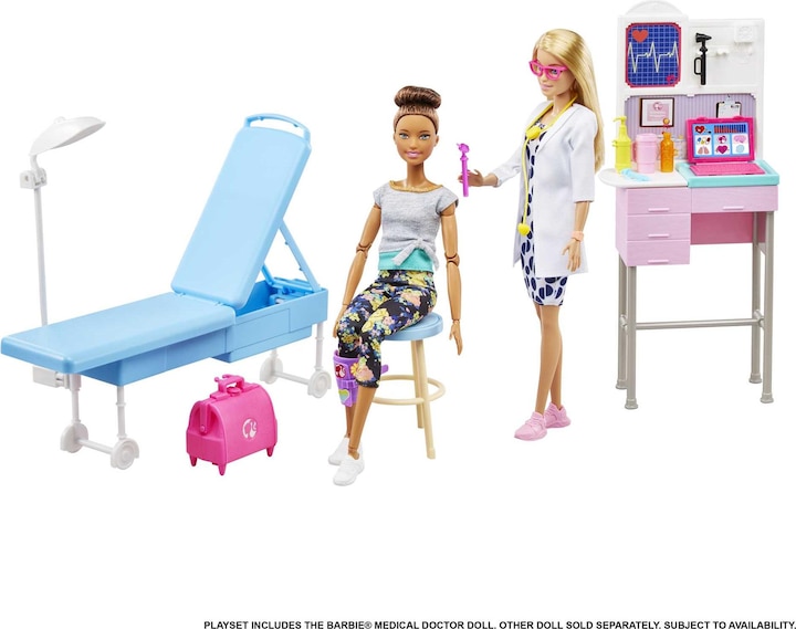 Mattel Barbie - Medical Doctor Doll and Playset (GWV01)