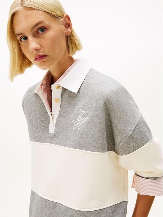 Produktbild Tommy Hilfiger Goldknopf Rugby Fleece Sweatshirt (L)