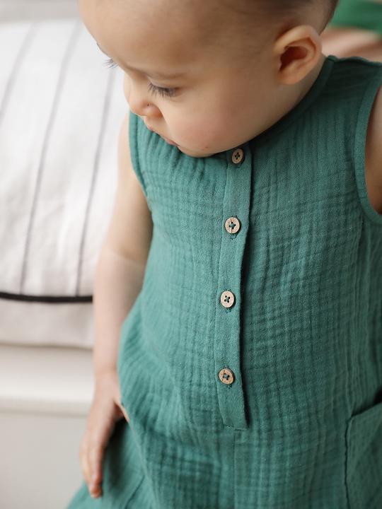 Produktbild Vertbaudet Musselin-Overall Baby (62)