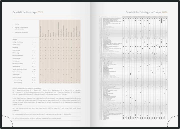 Image du produit Ridoide rido idé Tagesagenda Design Line Watercolor Blume, 2026 (148 x 210 mm, A5, 1 jour / 1 page)
