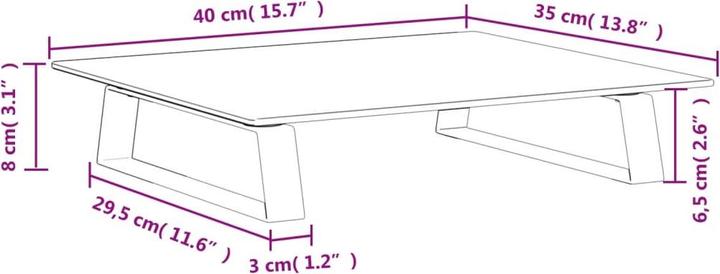 Image du produit vidaXL Monitorständer