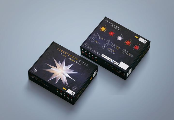 Produktbild Stern Kunststoff aussen Ø25 rot